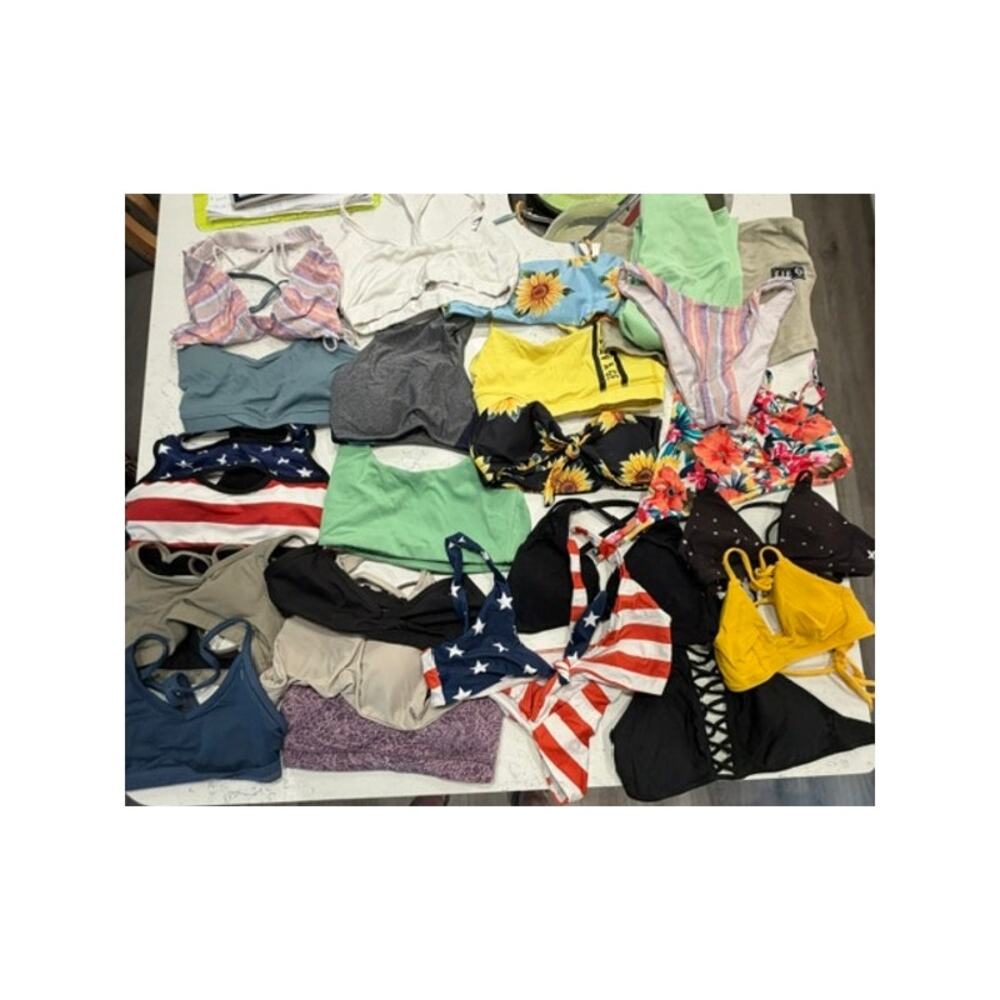 Athleta NoBull Aerie XS/Small Activewear Swimwear Bundle 24 Piece Lot - Picture 3 of 4